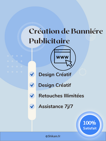 Création de bannière publicitaire